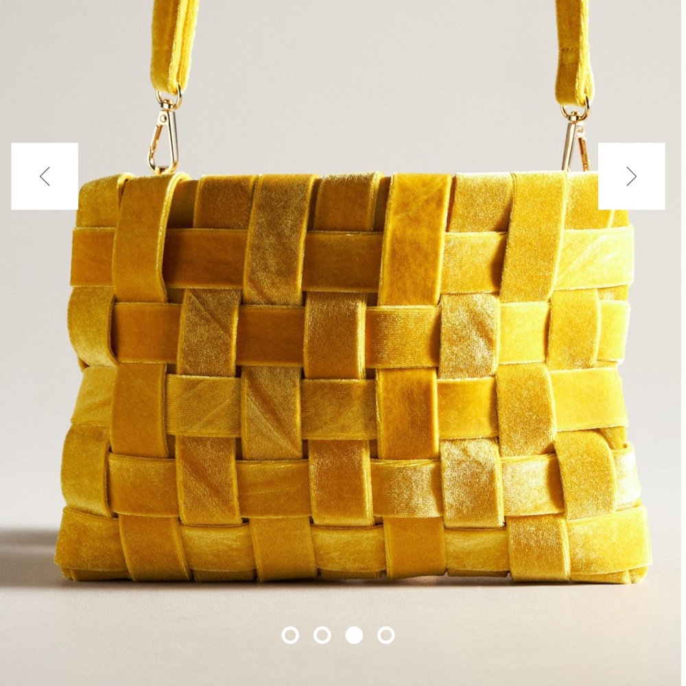 Lindy Woven Clutch: Velvet Edition
